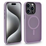 Translucent Phone Case for iPhone 15 Pro Max | Light Purple