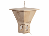 TwinTech Carpenter Bee Trap – Reusable Hanging Wooden Trap, No Chemicals (1 Pack)